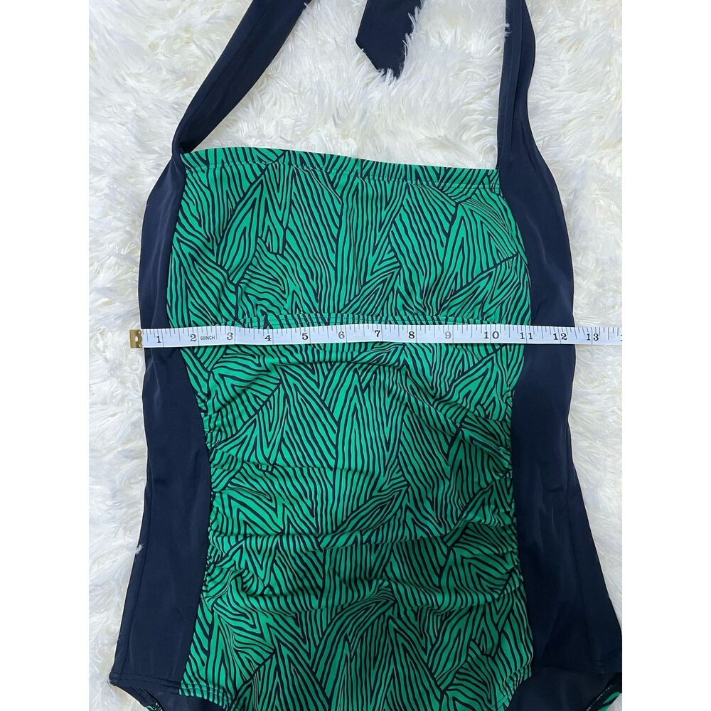Boden Green and Navy One Piece Swimsuit - Picture 10 of 10